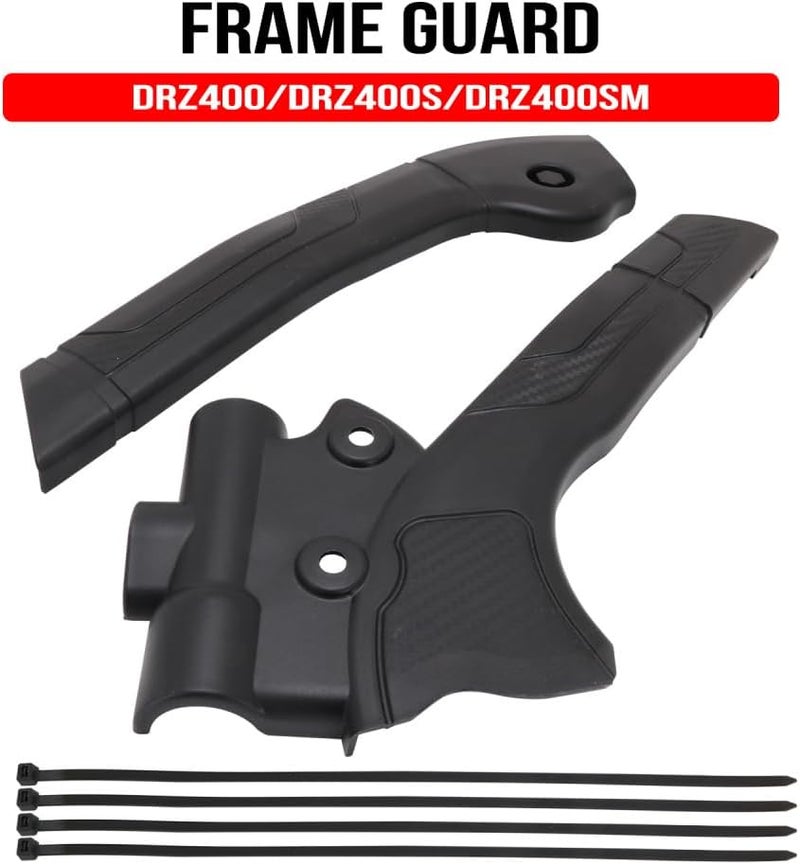 NACORE Motorcycle Frame Guards Protection For DRZ400 DRZ400S DRZ400SM Dirt Bike, BLACK - Image 2
